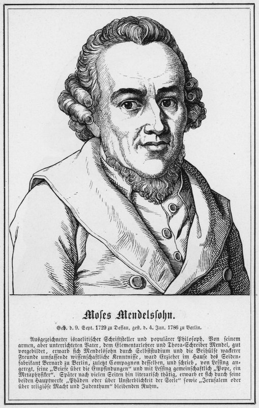 Moles Mendelssohn (kaiverrus) tekijältä German School