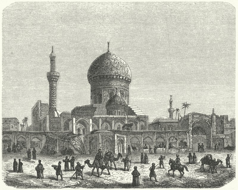 Ahmed Khiagan moskeija ja kauppatori, Bagdad (kaiverrus) tekijältä German School