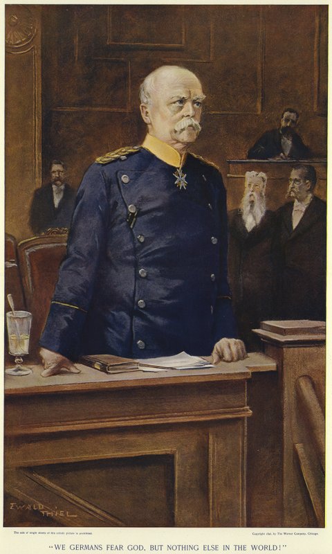 Otto von Bismarck Reichstagissa pitämässään puheessa tekijältä German School