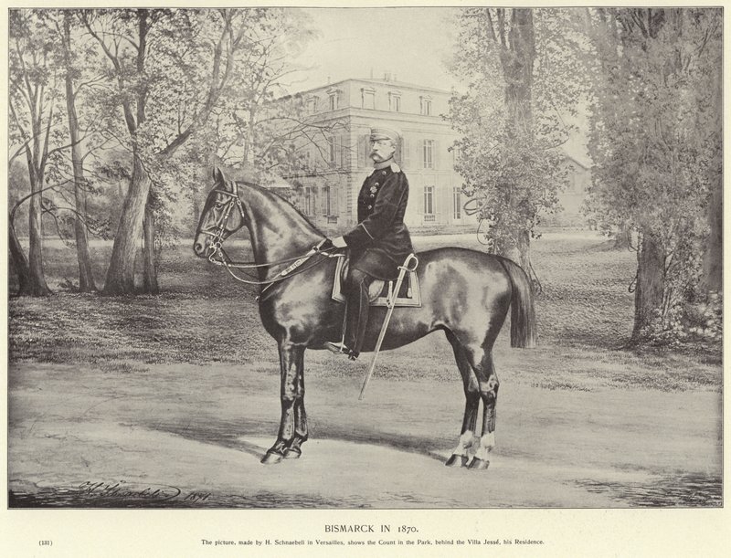 Otto von Bismarck vuonna 1870 tekijältä German School