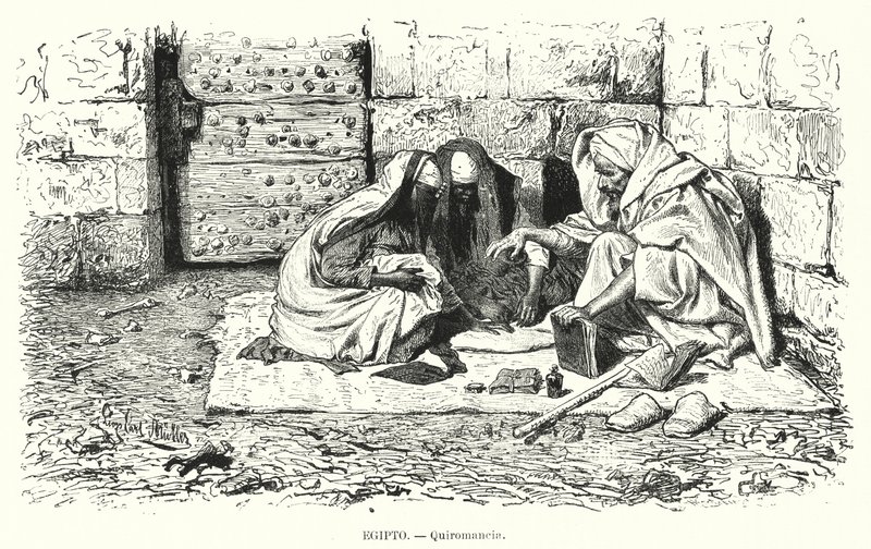 Palmulukija, Egypti (litho) tekijältä German School