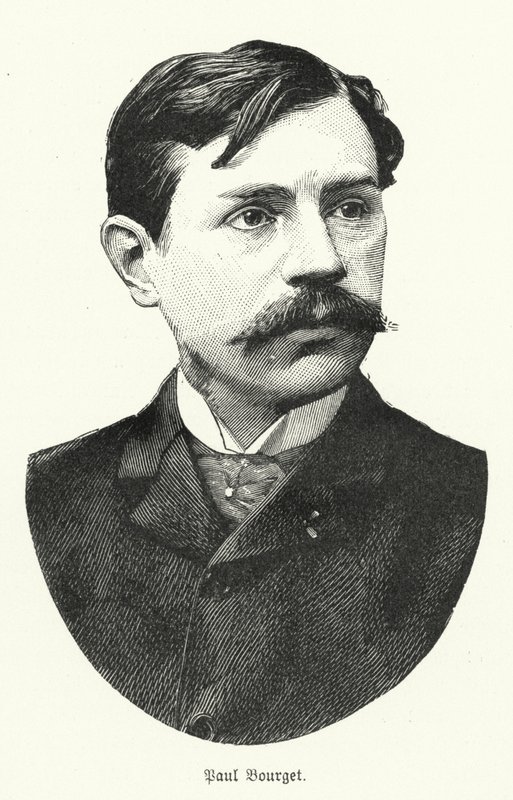 Paul Bourget, ranskalainen kirjailija (litho) tekijältä German School