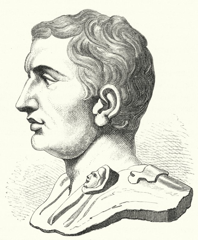 Pompeius Suuri, roomalainen poliitikko ja sotilas (kaiverrus) tekijältä German School