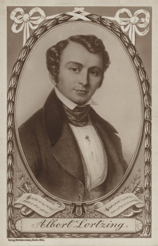 Albert Lortzingin muotokuva tekijältä German School