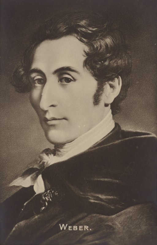 Carl Maria von Weberin muotokuva tekijältä German School