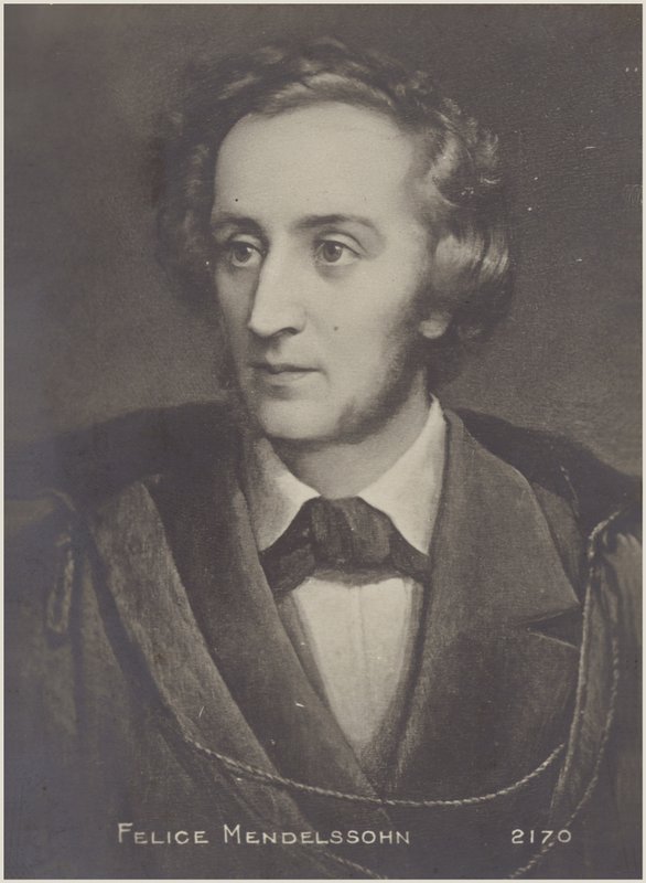 Felix Mendelssohnin muotokuva tekijältä German School