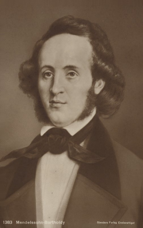 Felix Mendelssohnin muotokuva tekijältä German School