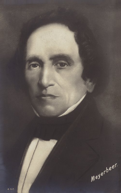Giacomo Meyerbeerin muotokuva tekijältä German School