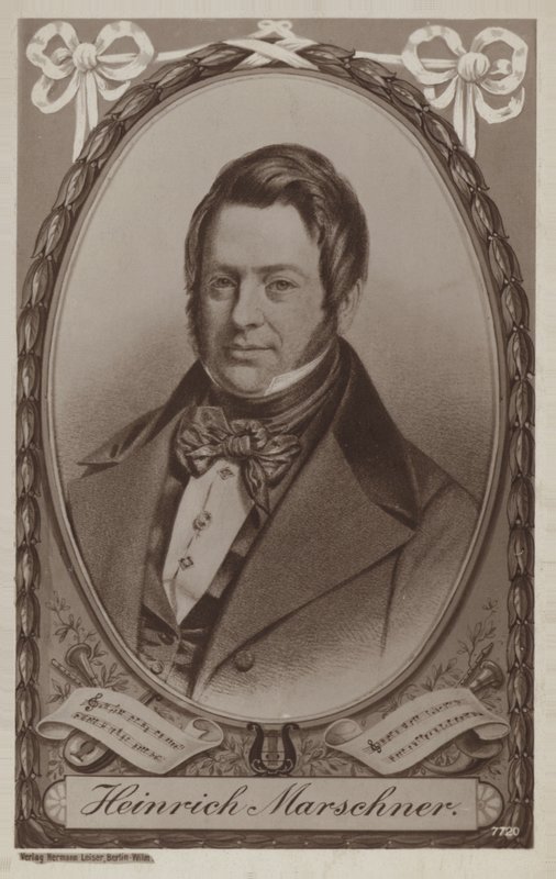 Heinrich Marschnerin muotokuva tekijältä German School