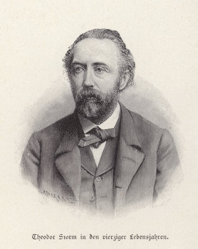 Theodor Stormin muotokuva tekijältä German School