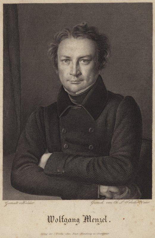 Wolfgang Menzelin muotokuva tekijältä German School