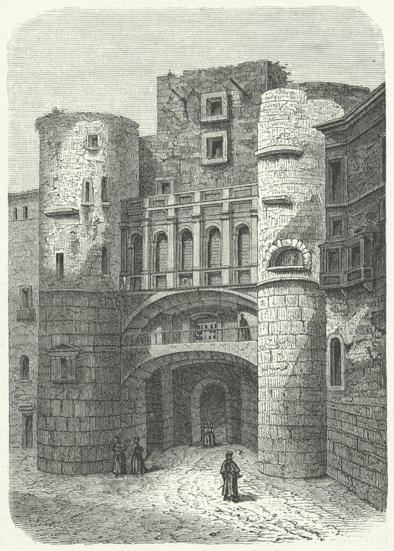 Praetoria Gate ja Placa Nova, Barcelona (kaiverrus) tekijältä German School