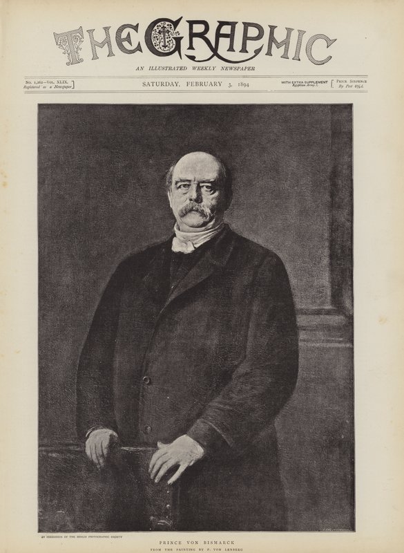 Prinssi von Bismarck (litho) tekijältä German School