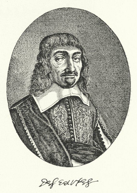 Rene Descartes, ranskalainen filosofi (kaiverrus) tekijältä German School