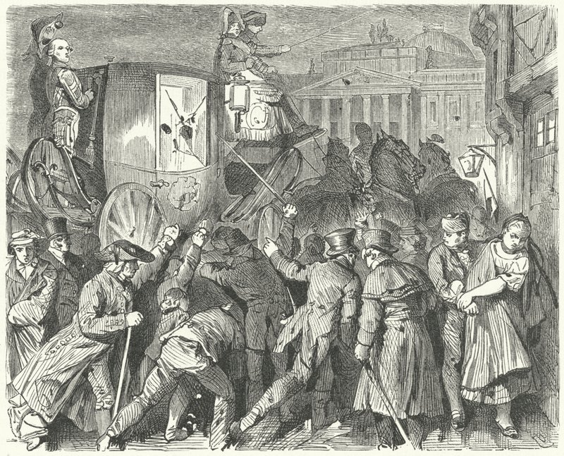 Brunswickin kansan kapina herttua Kaarle II:ta vastaan 6.9.1830 tekijältä German School