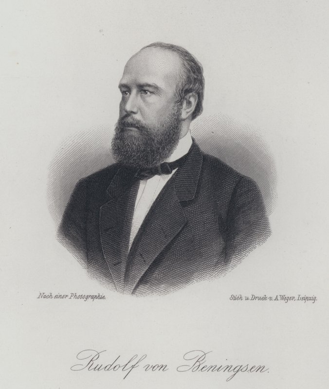 Rudolf von Bennigsen, saksalainen poliitikko (kaiverrus) tekijältä German School