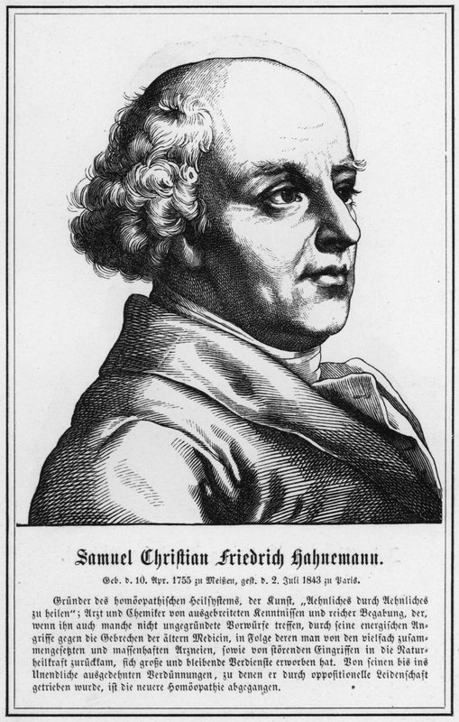 Samuel Christian Friedrich Hahnemann (kaiverrus) tekijältä German School