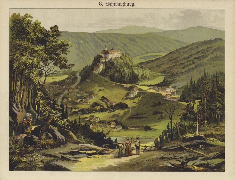 Schwarzburg (väri litho) tekijältä German School