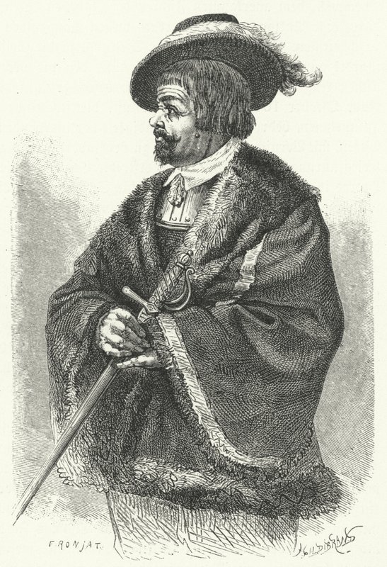 Sir Thomas, Lord Fairfax, parlamentaarisen armeijan komentaja Englannin sisällissodassa (kaiverrus) tekijältä German School