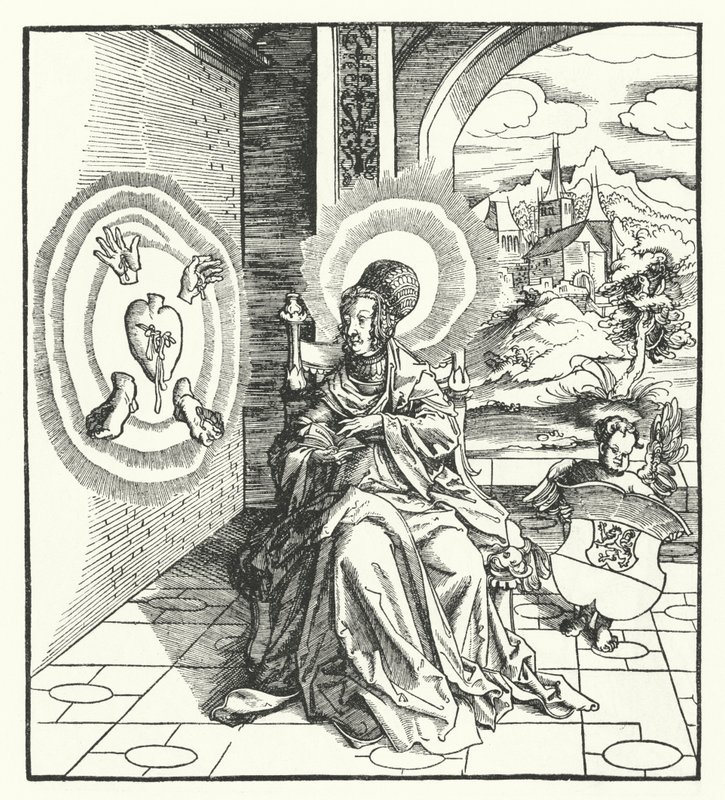 St Amalberga of Maubeuge (kaiverrus) tekijältä German School
