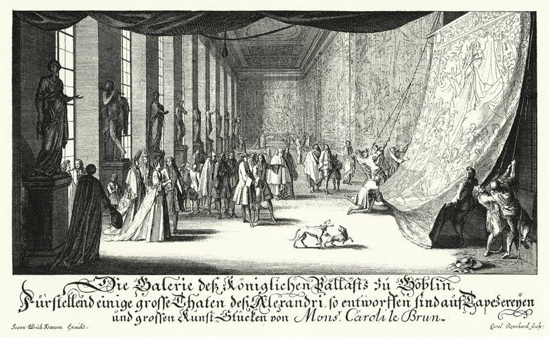 Galerie des Gobelins, Pariisi (kaiverrus) tekijältä German School