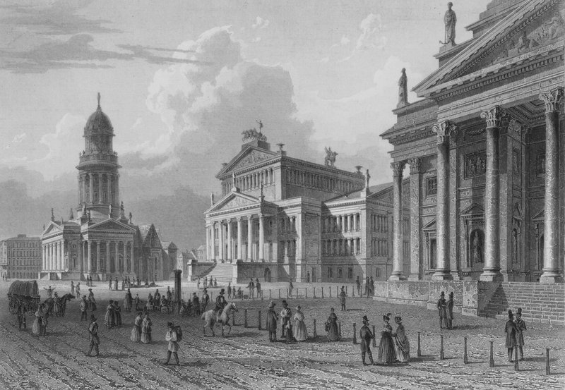 Gendarmenmarkt, Berliini (teräskaiverrus) tekijältä German School