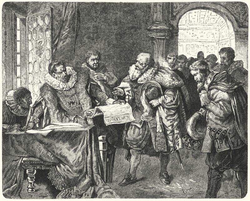 Pyhän Rooman keisari Rudolf II myönsi Bohemian protestanteille enemmän uskonnonvapautta Majesteetin kirjeessään tekijältä German School