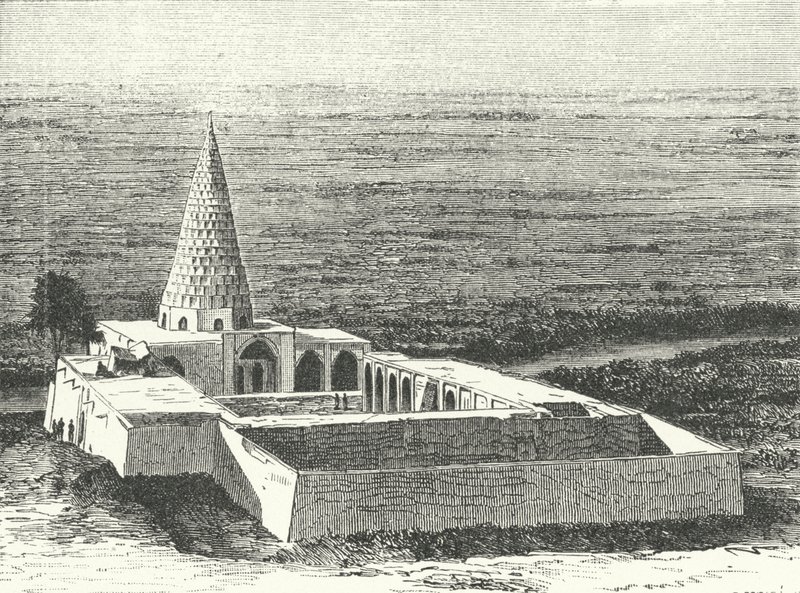 Profeetta Danielin hauta Susassa, Iranissa (kaiverrus) tekijältä German School