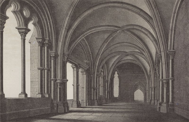 Maulbronnin luostarin aula, Baden-Württemberg, Saksa (kaiverrus) tekijältä German School