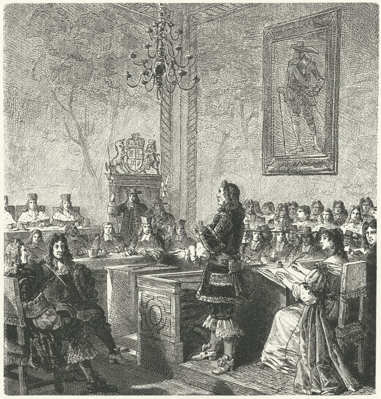 William Russellin, Lord Russellin, oikeudenkäynti kuningas Kaarle II:ta vastaan kohdistuvasta maanpetoksesta tekijältä German School