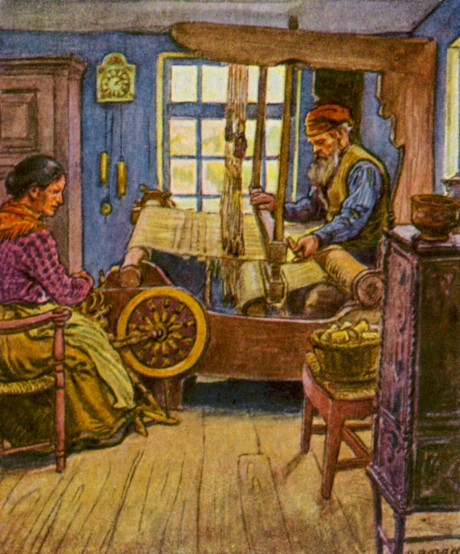Weberstube / Kudontahuone (värilitro) tekijältä German School