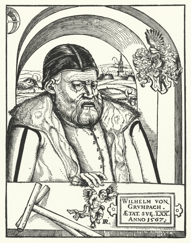 Wilhelm von Grumbach, saksalainen ritari ja seikkailija (kaiverrus) tekijältä German School