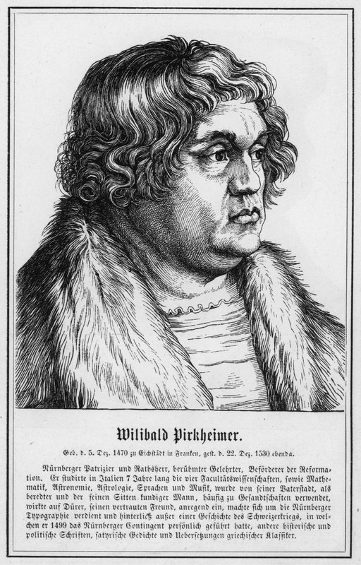 Willibald Pirkkheimer (kaiverrus) tekijältä German School