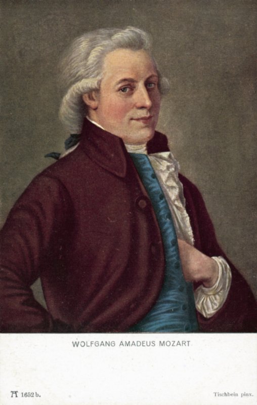 Wolfgang Amadeus Mozart (väri lito) tekijältä German School