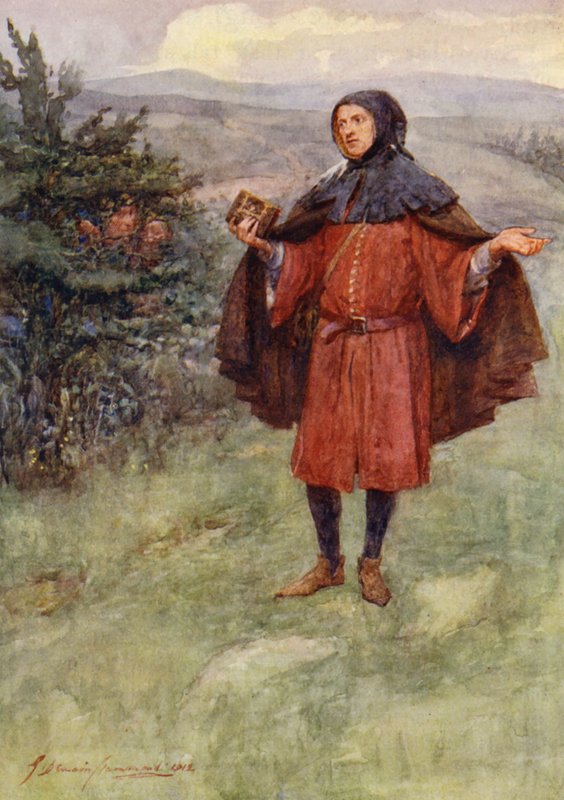 William Shakespearen näytelmä: Henrik VI (värilitografia) tekijältä Gertrude E. Demain (after) Hammond