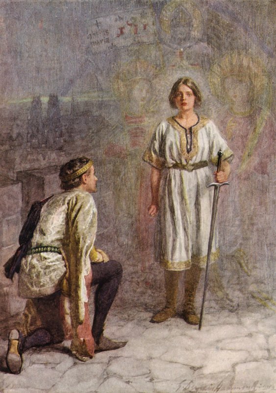 William Shakespearen näytelmä: Henrik VI (värilitro) tekijältä Gertrude E. Demain (after) Hammond