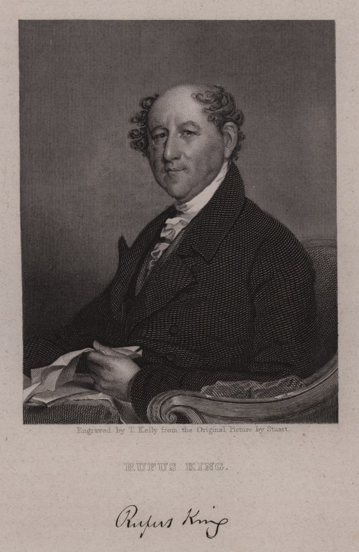 Rufus King, yhdysvaltalainen lakimies, poliitikko ja diplomaatti tekijältä Gilbert Stuart