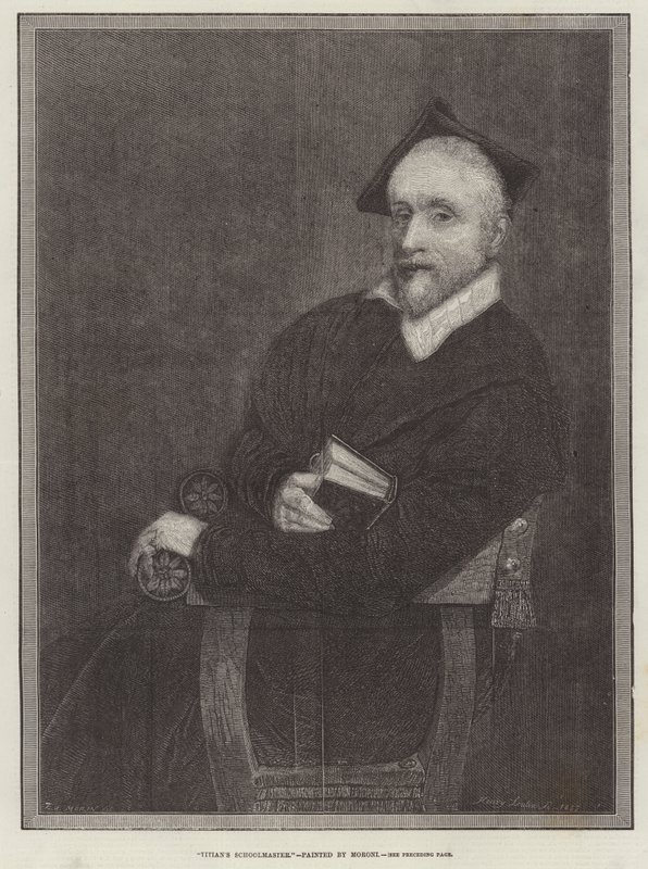 Titianin koulumestari tekijältä Giovanni Battista Moroni