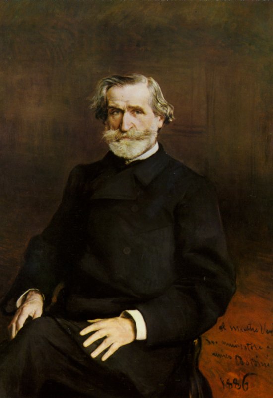 Giuseppe Verdin muotokuva tekijältä Giovanni Boldini