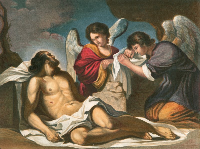 Kristus haudattiin tekijältä Giovanni Francesco Barbieri