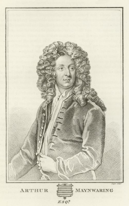 Arthur Maynwaring, Esquire tekijältä Godfrey Kneller
