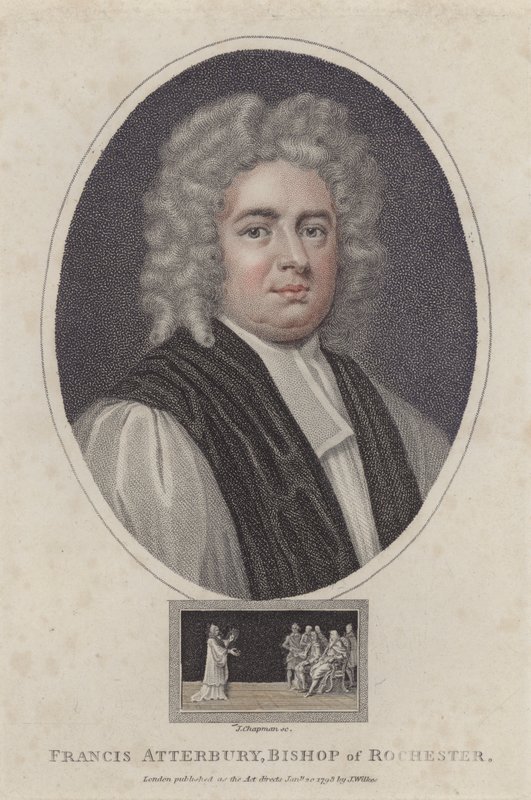 Francis Atterbury, Rochesterin piispa (värillinen kaiverrus) tekijältä Godfrey (after) Kneller