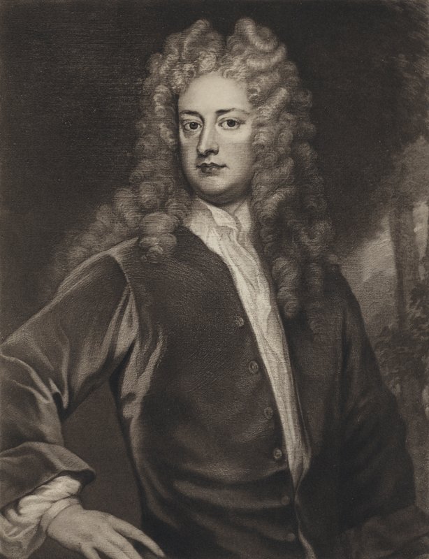 Joseph Addison (litho) tekijältä Godfrey (after) Kneller