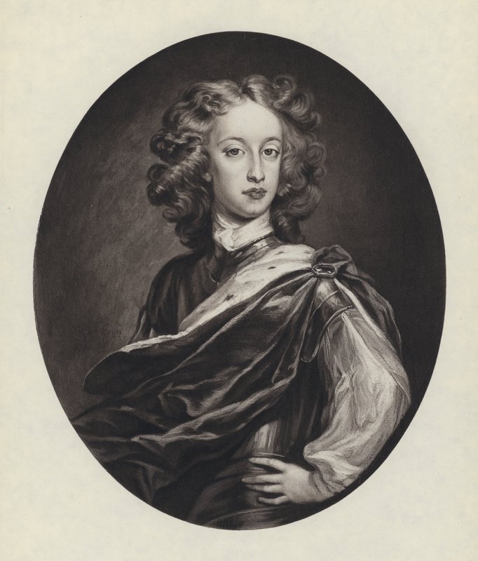 William, Gloucesterin herttua, kuningatar Annen poika (litho) tekijältä Godfrey (after) Kneller