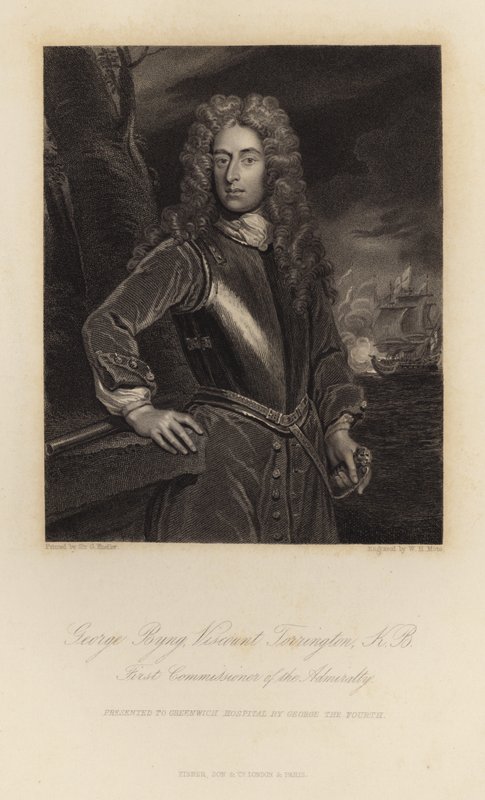 George Byng Torringtonin varakreivi tekijältä Godfrey Kneller