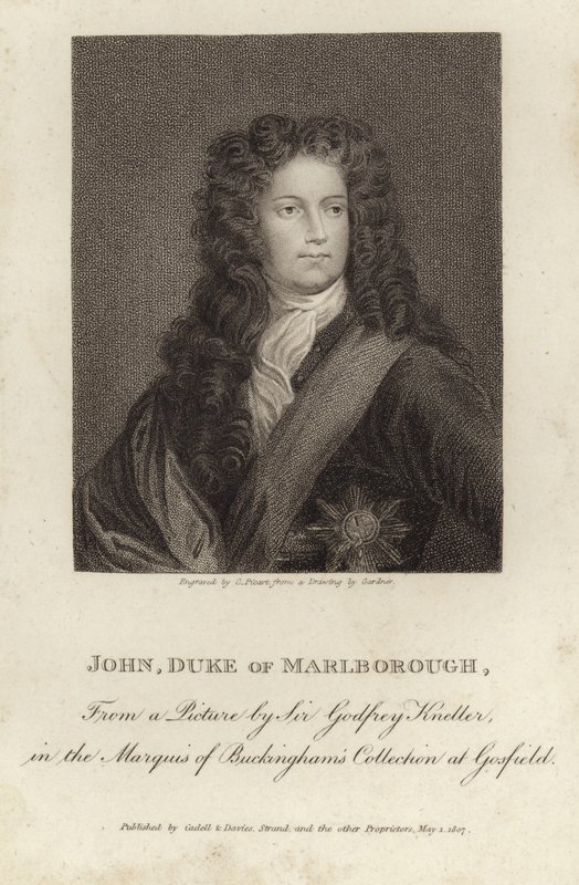 Marlboroughin herttuan John Churchillin muotokuva tekijältä Godfrey Kneller