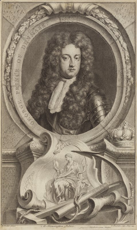 Tanskan ja Norjan prinssi George tekijältä Godfrey Kneller