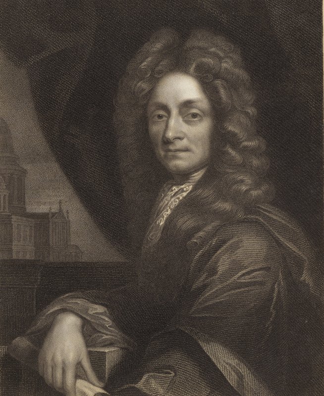 Sir Christopher Wren tekijältä Godfrey Kneller