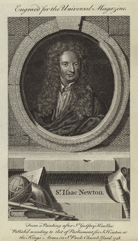 Sir Isaac Newton tekijältä Godfrey Kneller