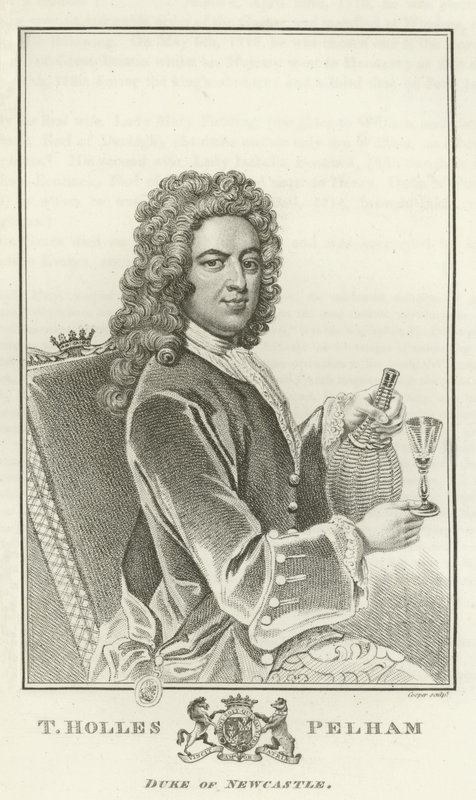 Thomas Holles Pelham, Newcastlen herttua tekijältä Godfrey Kneller